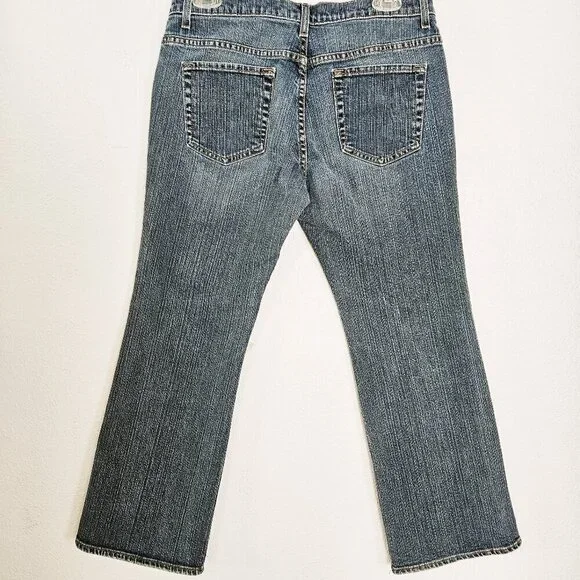 GAP Women Low Rise Boot Cut Y2K Western Jeans Size 12A - Picture 5 of 7